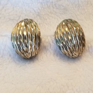 Vintage Sterling silver earrings hanging